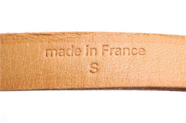 Auth Louis Vuitton Leather Shoulder Strap For Florentine S Beige 40.6