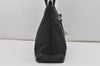 Authentic GUCCI Vintage Shoulder Tote Bag GG Canvas Leather 34339 Black 5380I