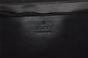 Authentic GUCCI Vintage Shoulder Tote Bag GG Canvas Leather 34339 Black 5380I