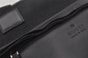 Authentic GUCCI Vintage Shoulder Tote Bag GG Canvas Leather 34339 Black 5380I