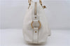 Authentic YVES SAINT LAURENT Muse Shoulder Hand Bag Leather 156464 White 5381D