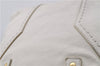 Authentic YVES SAINT LAURENT Muse Shoulder Hand Bag Leather 156464 White 5381D