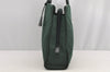 Authentic PRADA Nylon Tessuto Leather Shoulder Hand Bag Purse Green 5381I