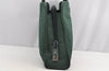 Authentic PRADA Nylon Tessuto Leather Shoulder Hand Bag Purse Green 5381I