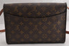 Authentic Louis Vuitton Monogram Bordeaux M51797 2Way Shoulder Clutch Bag 5382I