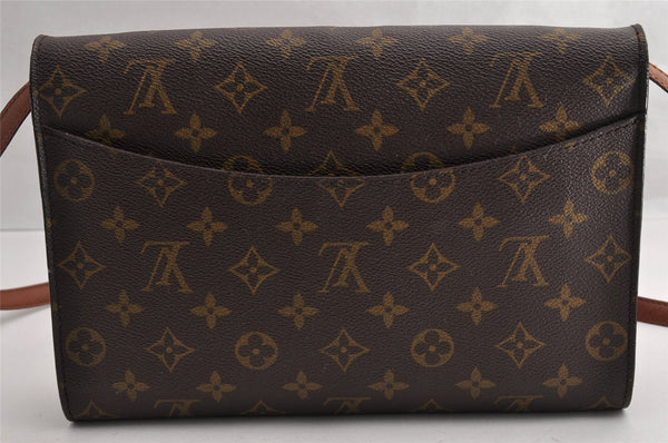 Authentic Louis Vuitton Monogram Bordeaux M51797 2Way Shoulder Clutch Bag 5382I
