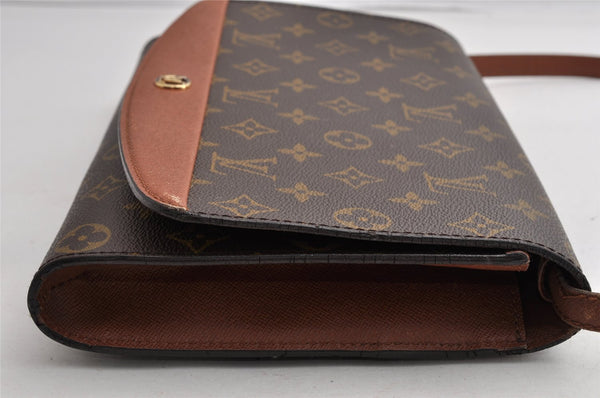 Authentic Louis Vuitton Monogram Bordeaux M51797 2Way Shoulder Clutch Bag 5382I