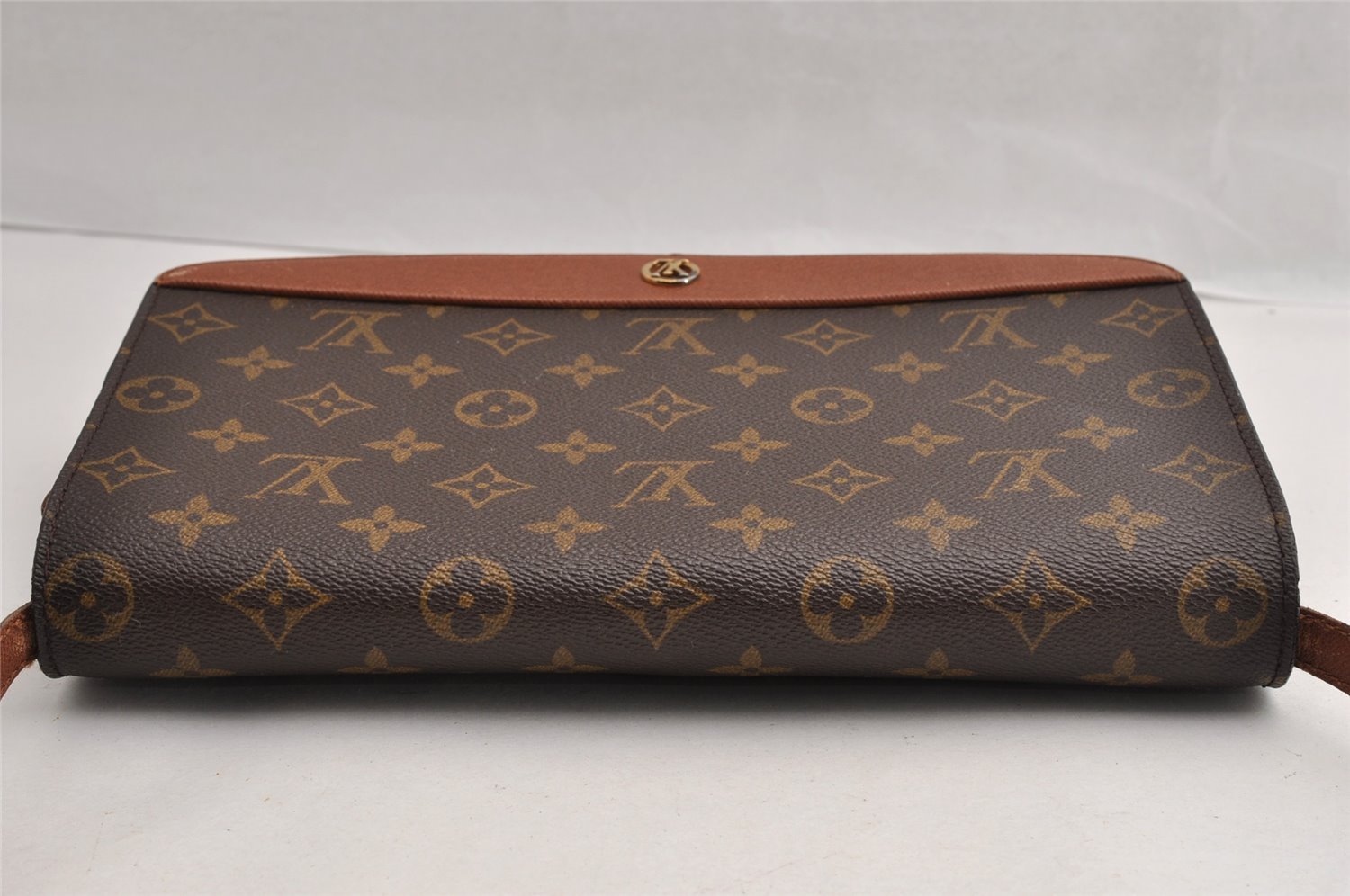 Authentic Louis Vuitton Monogram Bordeaux M51797 2Way Shoulder Clutch Bag 5382I
