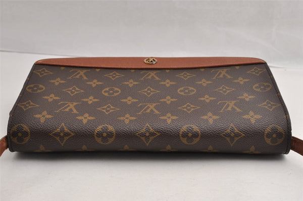 Authentic Louis Vuitton Monogram Bordeaux M51797 2Way Shoulder Clutch Bag 5382I