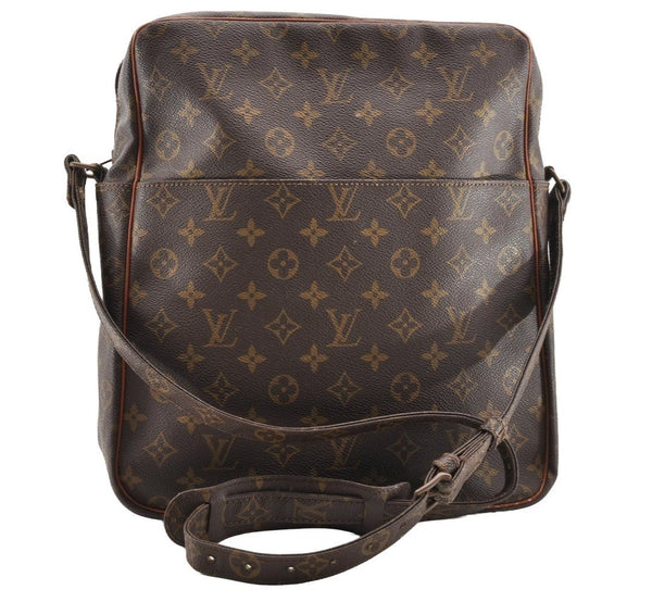 Authentic Louis Vuitton Monogram Marceau Shoulder Cross Bag Old Model Junk 5383I