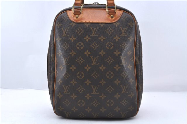 Authentic LOUIS VUITTON Monogram Excursion Hand Bag Purse M41450 LV 5384C