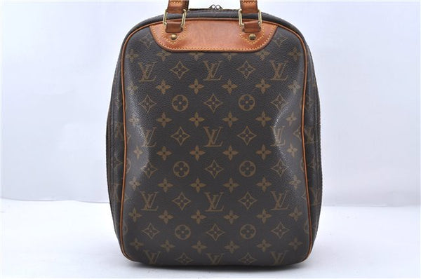 Authentic LOUIS VUITTON Monogram Excursion Hand Bag Purse M41450 LV 5384C