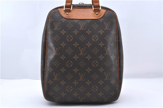 Authentic LOUIS VUITTON Monogram Excursion Hand Bag Purse M41450 LV 5384C