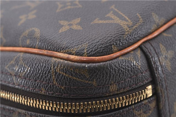 Authentic LOUIS VUITTON Monogram Excursion Hand Bag Purse M41450 LV 5384C