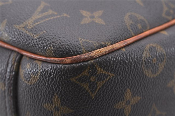 Authentic LOUIS VUITTON Monogram Excursion Hand Bag Purse M41450 LV 5384C