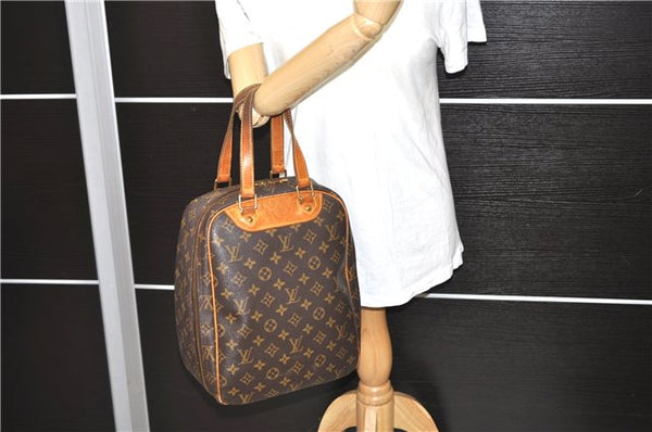Authentic LOUIS VUITTON Monogram Excursion Hand Bag Purse M41450 LV 5384C