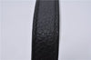 Authentic Louis Vuitton Taurillon Bracelet LV Bangle Black M6018E LV 5384E