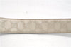 Authentic GUCCI Guccissima Interlocking G Belt Leather 85cm 33.5" Ivory 5386E