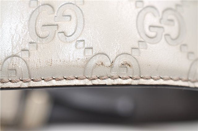 Authentic GUCCI Guccissima Interlocking G Belt Leather 85cm 33.5