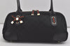 Authentic GUCCI Web Sherry Line Princy Shoulder Bag GG Canvas 161720 Black 5386I