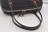 Authentic GUCCI Web Sherry Line Princy Shoulder Bag GG Canvas 161720 Black 5386I