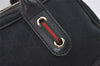 Authentic GUCCI Web Sherry Line Princy Shoulder Bag GG Canvas 161720 Black 5386I