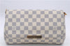 Auth Louis Vuitton Damier Azur Favorite MM Shoulder Clutch Bag N41275 LV 5387D