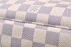 Authentic Louis Vuitton Damier Azur Neverfull PM Tote Bag N51110 LV 5388D