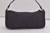 Authentic PRADA Vintage Nylon Tessuto Hand Bag Pouch Purse Purple 5388I