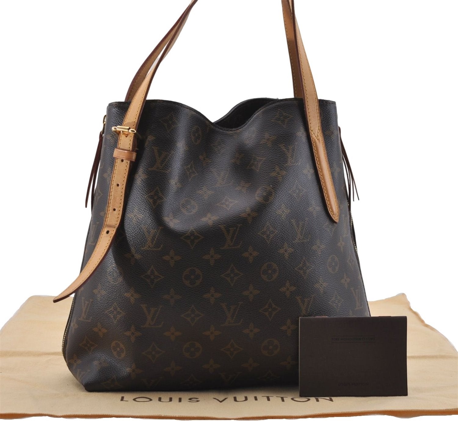 Authentic Louis Vuitton Monogram Voltaire Shoulder Tote Bag M41208 LV 5389D