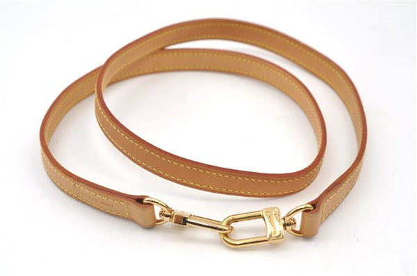 Authentic Louis Vuitton Leather Shoulder Strap Beige 39" LV 5390E