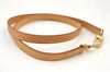 Authentic Louis Vuitton Leather Shoulder Strap Beige 39" LV 5390E