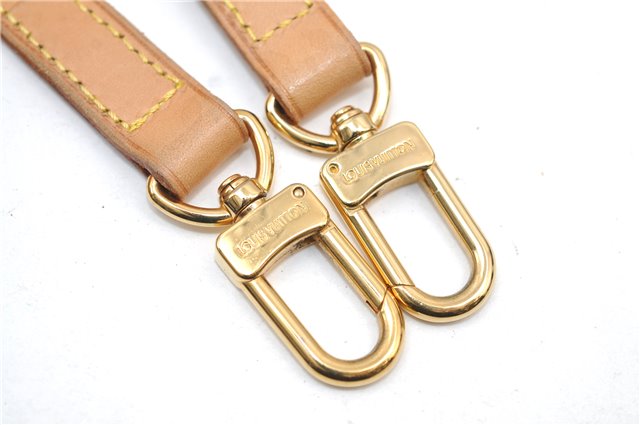 Authentic Louis Vuitton Leather Shoulder Strap Beige 39