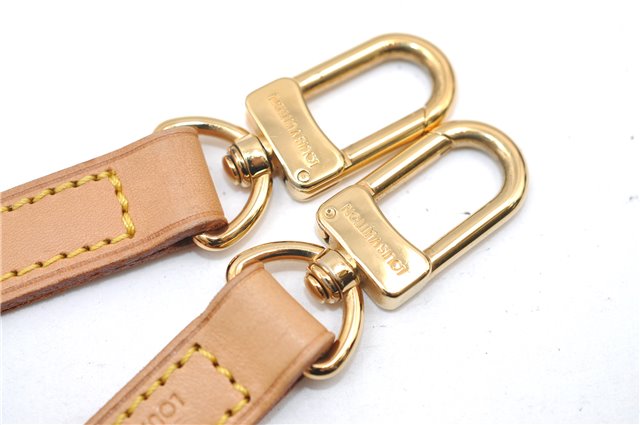 Authentic Louis Vuitton Leather Shoulder Strap Beige 39