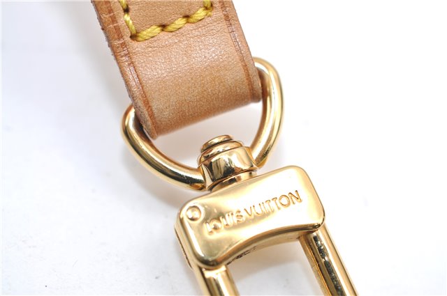 Authentic Louis Vuitton Leather Shoulder Strap Beige 39