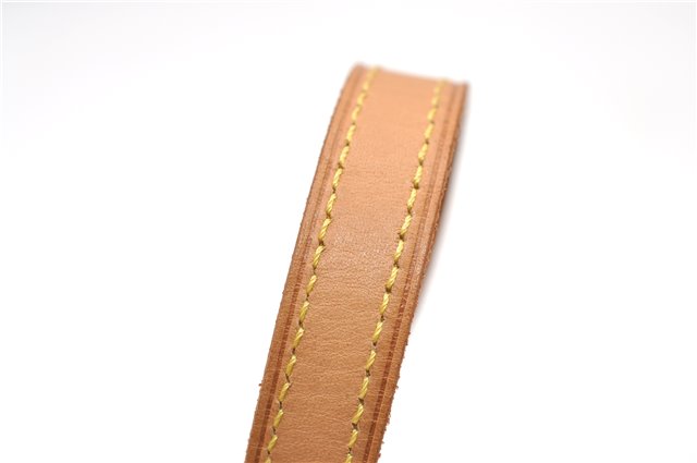 Authentic Louis Vuitton Leather Shoulder Strap Beige 39