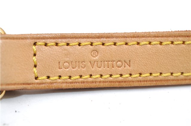 Authentic Louis Vuitton Leather Shoulder Strap Beige 39