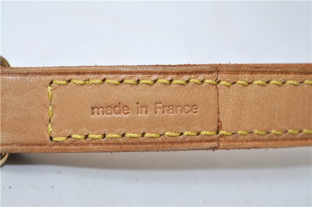 Authentic Louis Vuitton Leather Shoulder Strap Beige 39