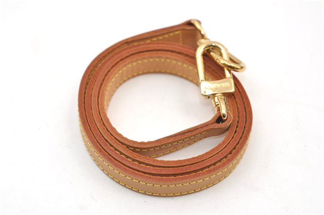 Authentic Louis Vuitton Leather Shoulder Strap Beige 39