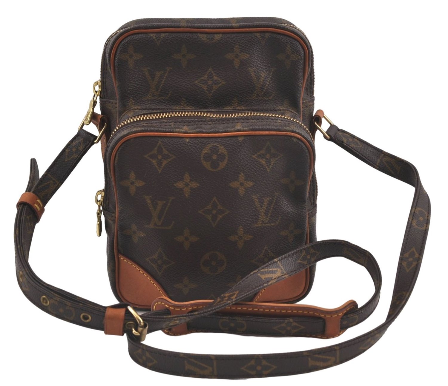 Authentic Louis Vuitton Monogram Amazone Shoulder Cross Body Bag M45236 LV 5391D