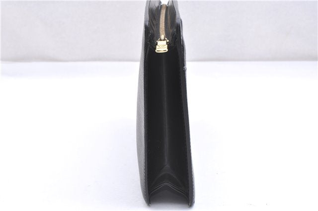 Authentic Louis Vuitton Epi Pochette Homme Clutch Hand Bag Black M52522 LV 5391F
