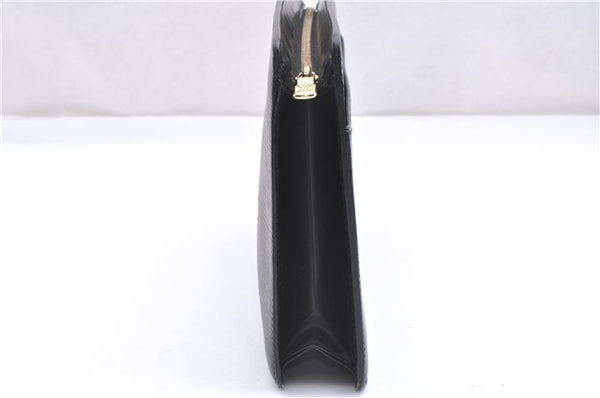 Authentic Louis Vuitton Epi Pochette Homme Clutch Hand Bag Black M52522 LV 5391F