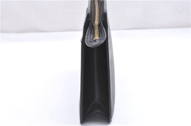 Authentic Louis Vuitton Epi Pochette Homme Clutch Hand Bag Black M52522 LV 5391F