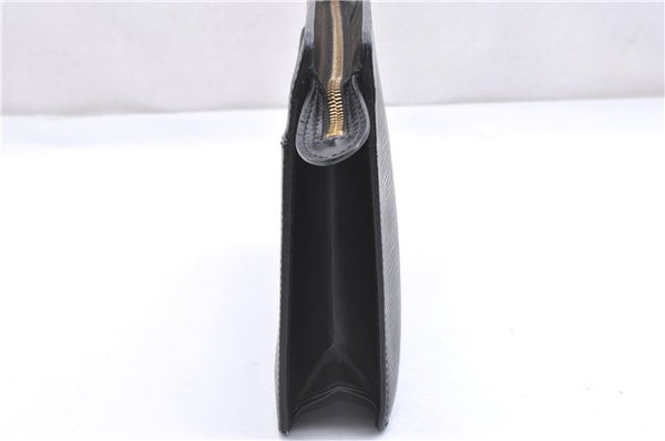 Authentic Louis Vuitton Epi Pochette Homme Clutch Hand Bag Black M52522 LV 5391F