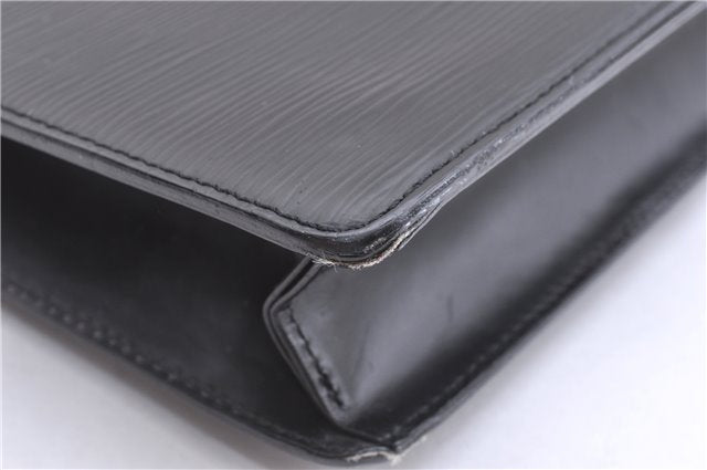 Authentic Louis Vuitton Epi Pochette Homme Clutch Hand Bag Black M52522 LV 5391F