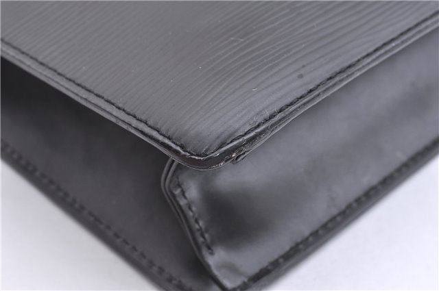 Authentic Louis Vuitton Epi Pochette Homme Clutch Hand Bag Black M52522 LV 5391F
