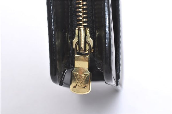 Authentic Louis Vuitton Epi Pochette Homme Clutch Hand Bag Black M52522 LV 5391F