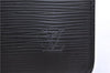 Authentic Louis Vuitton Epi Pochette Homme Clutch Hand Bag Black M52522 LV 5391F