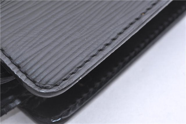 Authentic Louis Vuitton Epi Pochette Homme Clutch Hand Bag Black M52522 LV 5391F