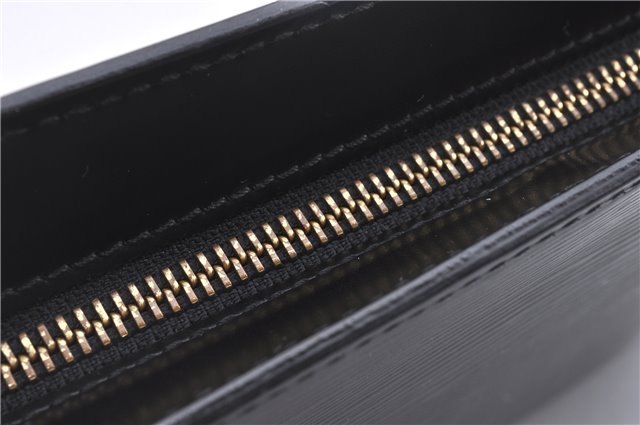Authentic Louis Vuitton Epi Pochette Homme Clutch Hand Bag Black M52522 LV 5391F